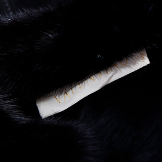 2007 Valentino Floral Beaded Sheepskin Long Coat W/ Mink Fur Lining & Trim