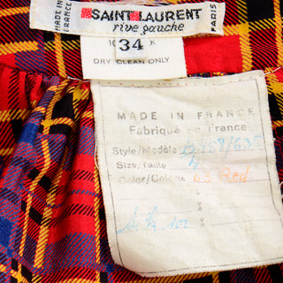 Vintage YSL Yves Saint Laurent Rive Gauche Made In France