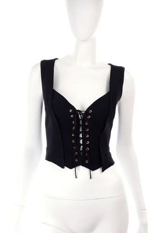 1990's vintage Moschino Bustier corset top