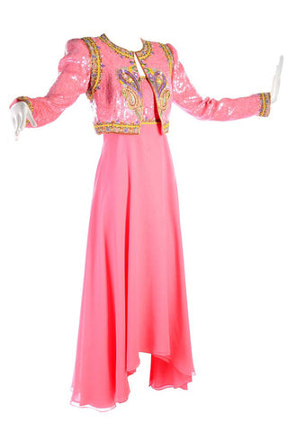 Richilene Pink Evening Gown
