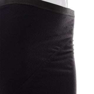 Rick Owens Fall/Winter 2005 MOOG collection Grey wool Maxi Bias Cut Skirt