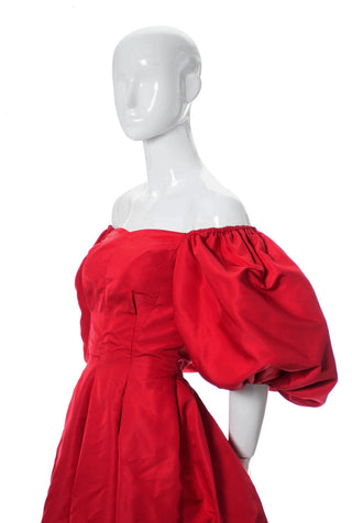 Rare vintage dress Rosalie MaCrini vintage red evening gown - Dressing Vintage