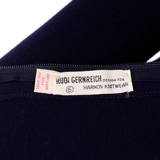 Rudi Gernreich 1960s Vintage Dress W/ cutout Shoulders Harmon