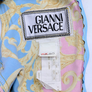 Spring Summer 1992 Gianni Versace Label