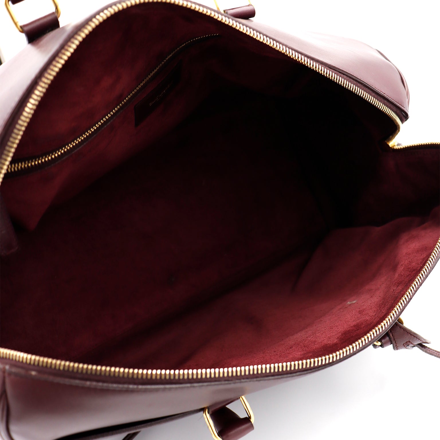 SAINT LAURENT DUFFEL BAG WITH LOGO, Second Hand Louis Vuitton Keepall Bags