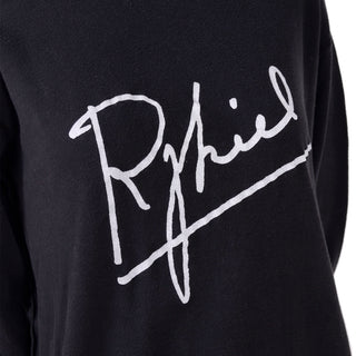 Rykiel Signature Black Cotton Sweatshirt