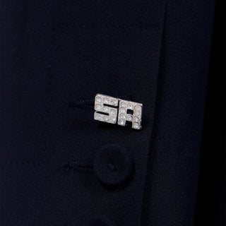 1990s Vintage Unique Sonia Rykiel Black Tuxedo Style Jacket 