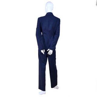 Pinstripe Thierry Mugler Vintage Trouser Blazer Suit
