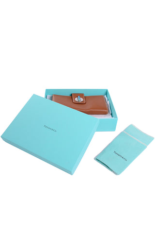 Tiffany and Co leather wallet in original box