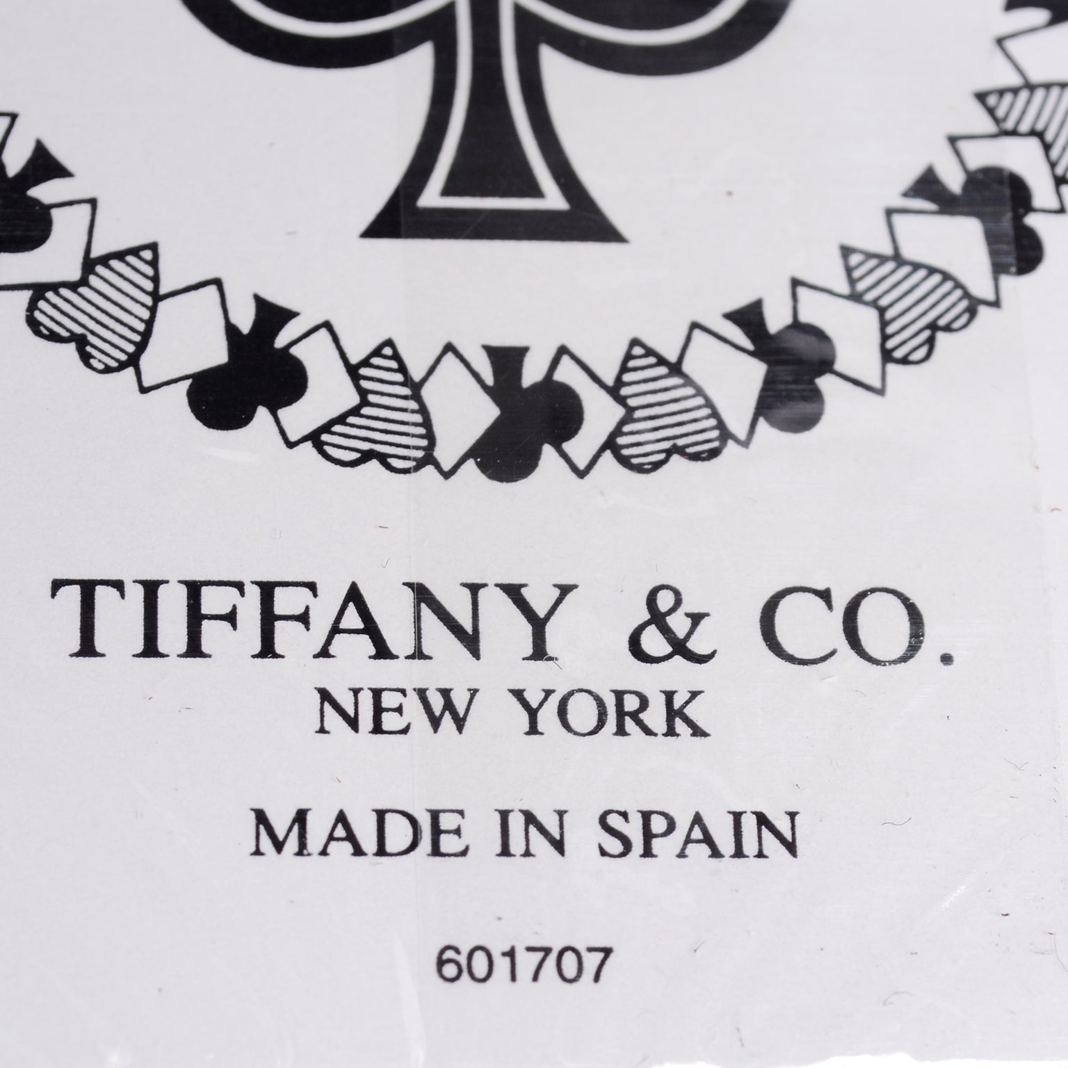 Vintage Tiffany & Co. Playing Cards in Box Two Unopened Decks 