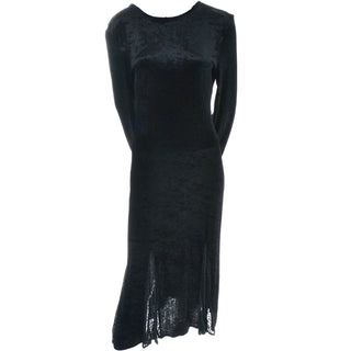 Top Notch Great Britain Kriss Plush Velvet Vintage Dress long