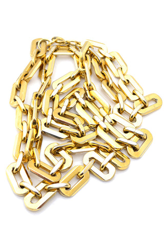 Trifari Vintage Gold Link Chain Necklace
