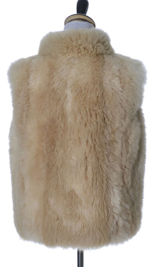 Alpaca Vintage Fur Vest Luxuriously Soft - Dressing Vintage