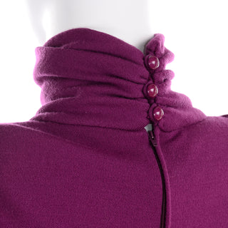 Emanuel Ungaro Parallele Vintage Purple Dress Deadstock