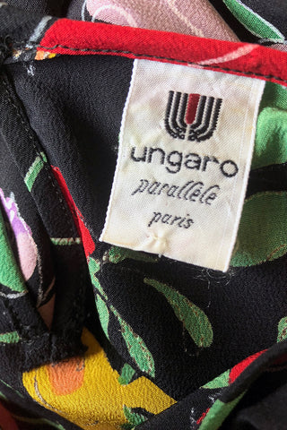 Ungaro Parallele Paris Vintage 1980's Label