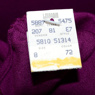 Emanuel Ungaro Vintage Purple Dress New With Tags