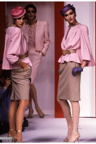 1984 Valentino Runway Pink Outfit