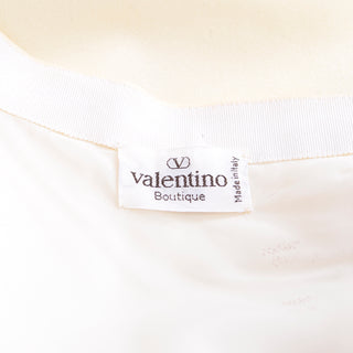 ON HOLD // 1980s Valentino Cream Wool Circle Skirt