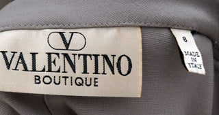 Pale Lavender Valentino Boutique 2pc Vintage Blazer & Silk Top - Dressing Vintage