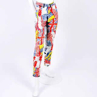 British Flag Jeans Versace Jeans couture 1990's