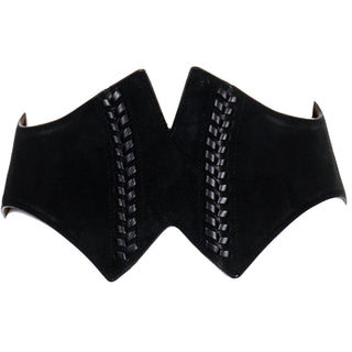 Alaia dramatic corset style pointed belt