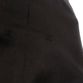 Chanel 1998 Fall Winter Vintage Black Wool Blazer Single CC Button Jacket 40