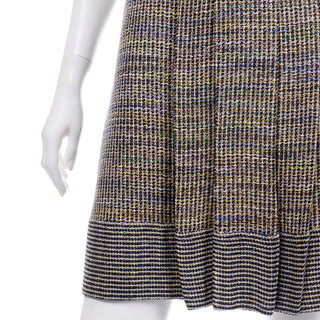 Chanel Spring Summer 2015 Multicolored Tweed Day Dress