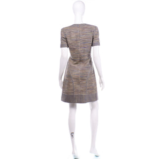 Chanel Spring Summer 2015 Multicolored Tweed Dress ss
