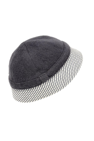 1950s De Pinna Grey Wool Hat