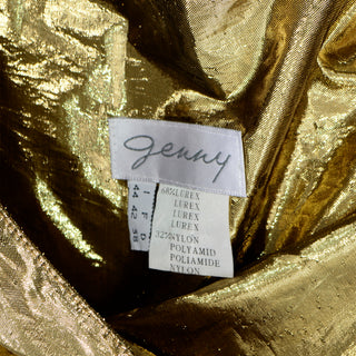 Gianni Versace for Genny Gold Lurex Avant Garde Evening Skirt rare style 