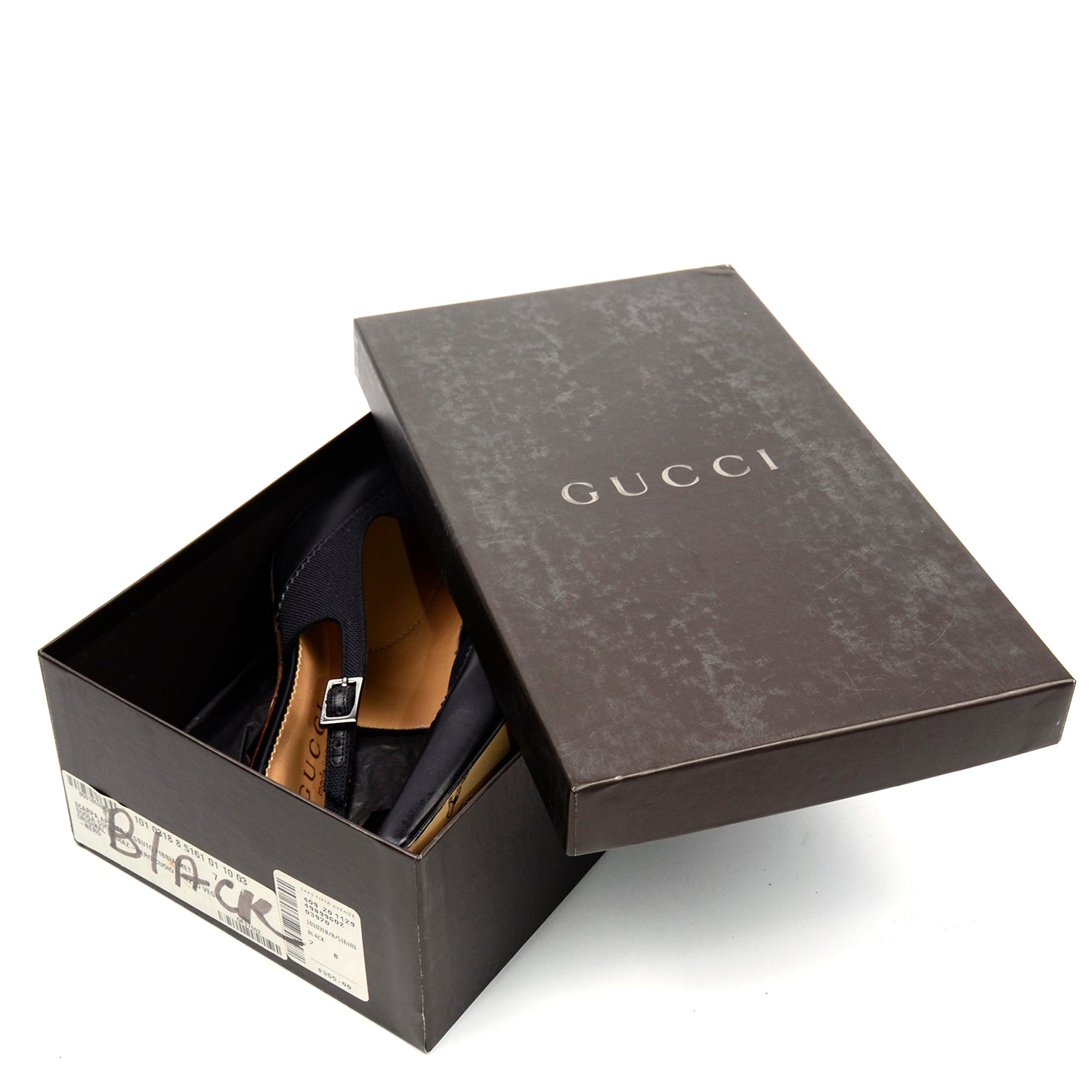 Vintage Gucci shoe box with original tissue inside