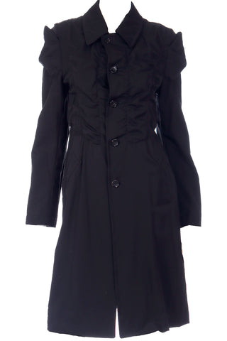 2010 Comme des Garcons Avant Garde Rei Kawakubo Black Coat
