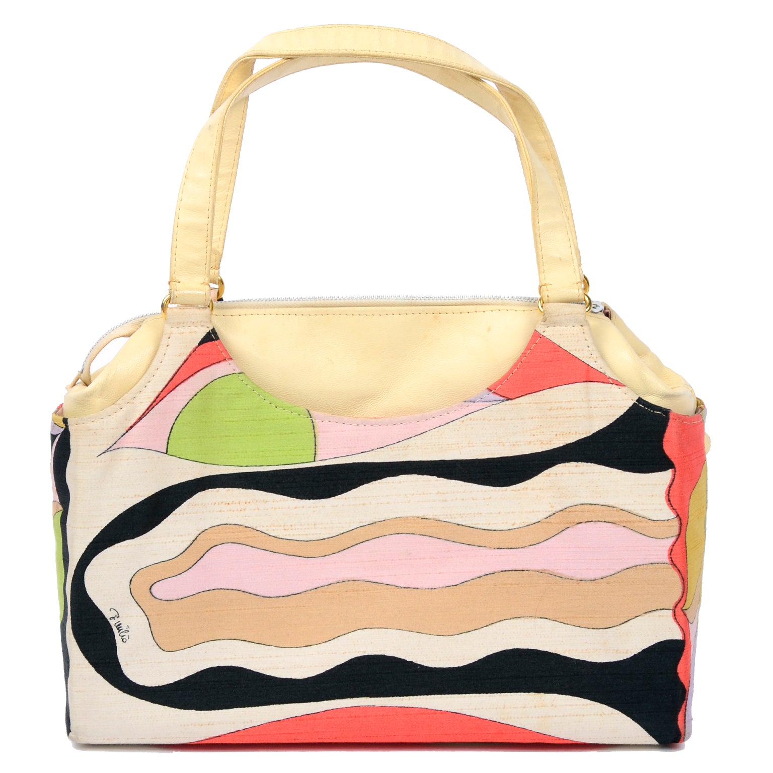 Emilio Pucci, Bags, Vintage Emilio Pucci By Jana Mini Tote Bag Vintage  6s70s Multi Color