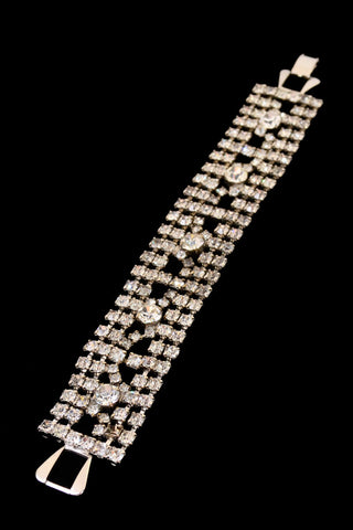 1950's Unique Rhinestone Bracelet
