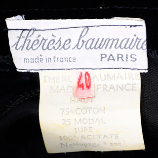 Therese Baumaire Paris vintage dress