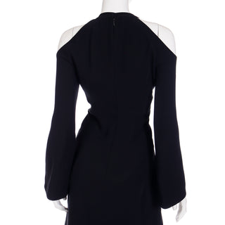 2000 Thierry Mugler Couture Cold Shoulder Vintage Dress