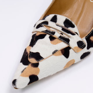 Valentino Garavani Pony Fur Leopard Print Pumps With Wood Heel beautiful