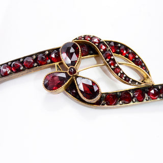 19th Century Victorian Bohemian Garnet Vintage Bracelet