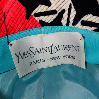 YSL rare Yves Saint Laurent 1960s Vintage Bucket Hat