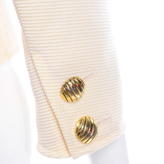 Yves Saint Laurent Vintage Blazer Jacket Gold Buttons