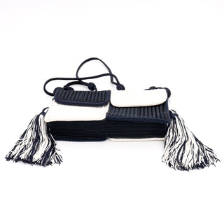 1980s Yves Saint Laurent Passementerie Bag with Matching Belt 2 pc set