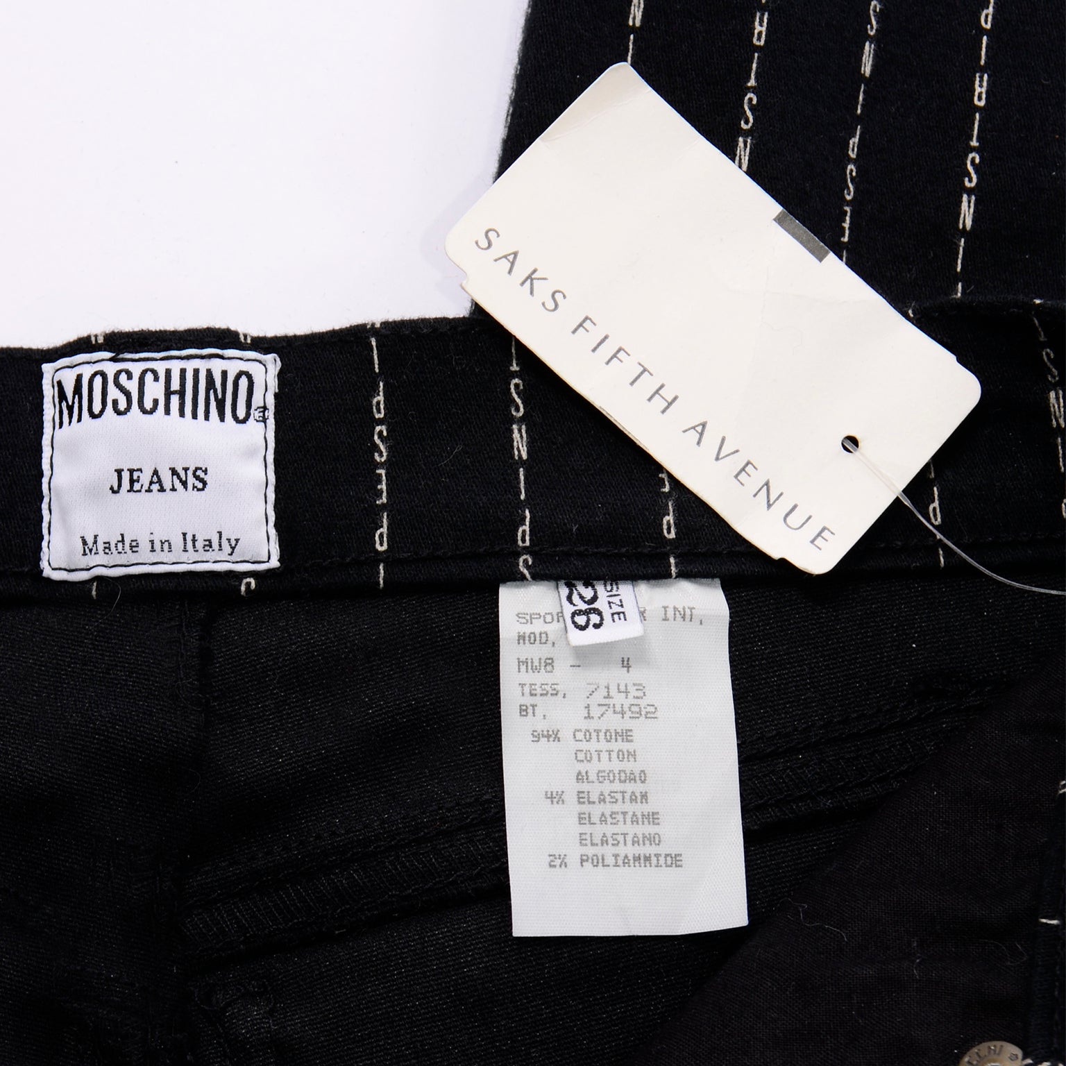 Moschino Pink Inside Out Label Lounge Pants – BlackSkinny