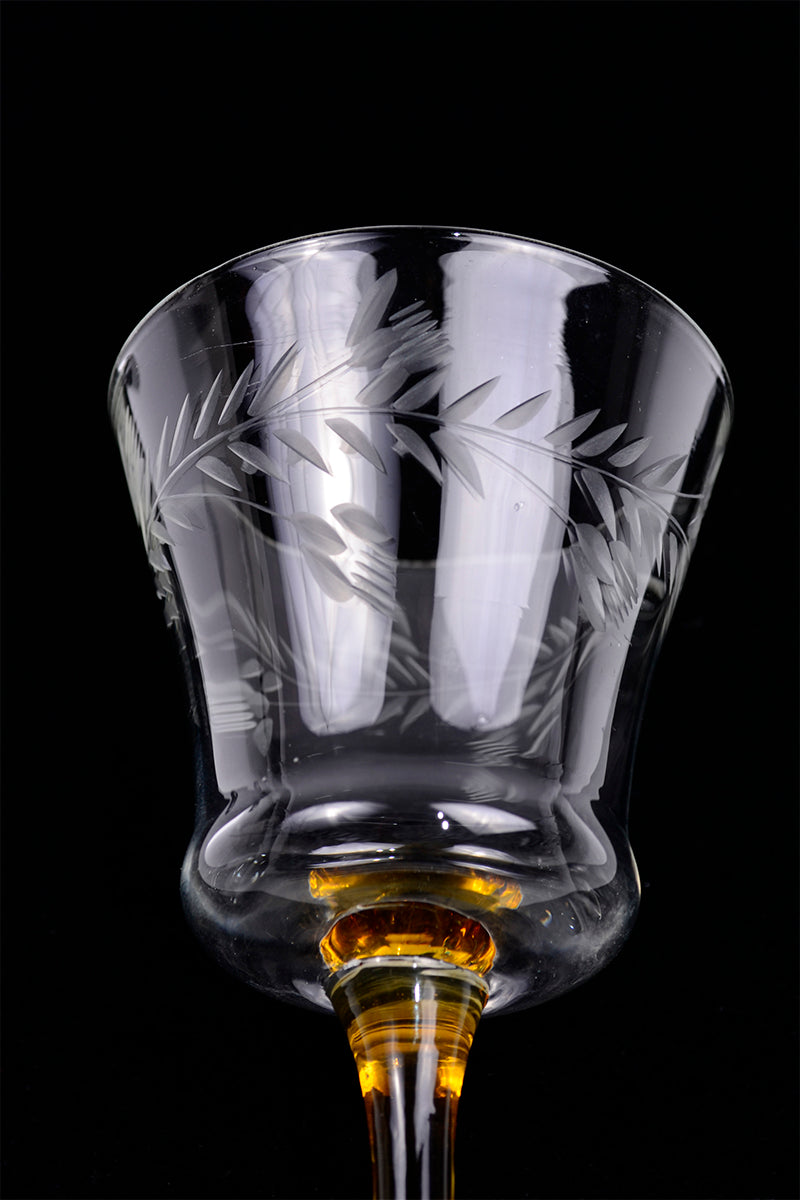 https://shopmodig.com/cdn/shop/products/Vintage-leaf-etched-wine-glasses-amber-stem.jpg?v=1571719561