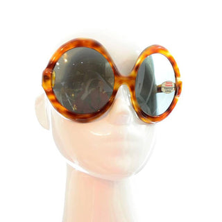1960's oversized mod tortoise sunglasses