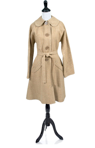 Jeannette Paris Marshall Fields made in France designer coat 1960s SOLD - Dressing Vintage