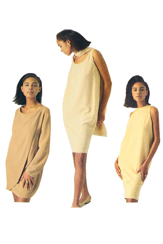 1990s Vogue 2478 Donna Karan American Designer Dress Pattern