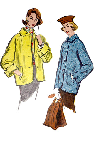 Vintage Vogue 1950s Jacket Pattern