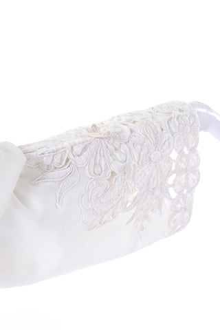 Guipure lace vintage 1970's white dress bohemian