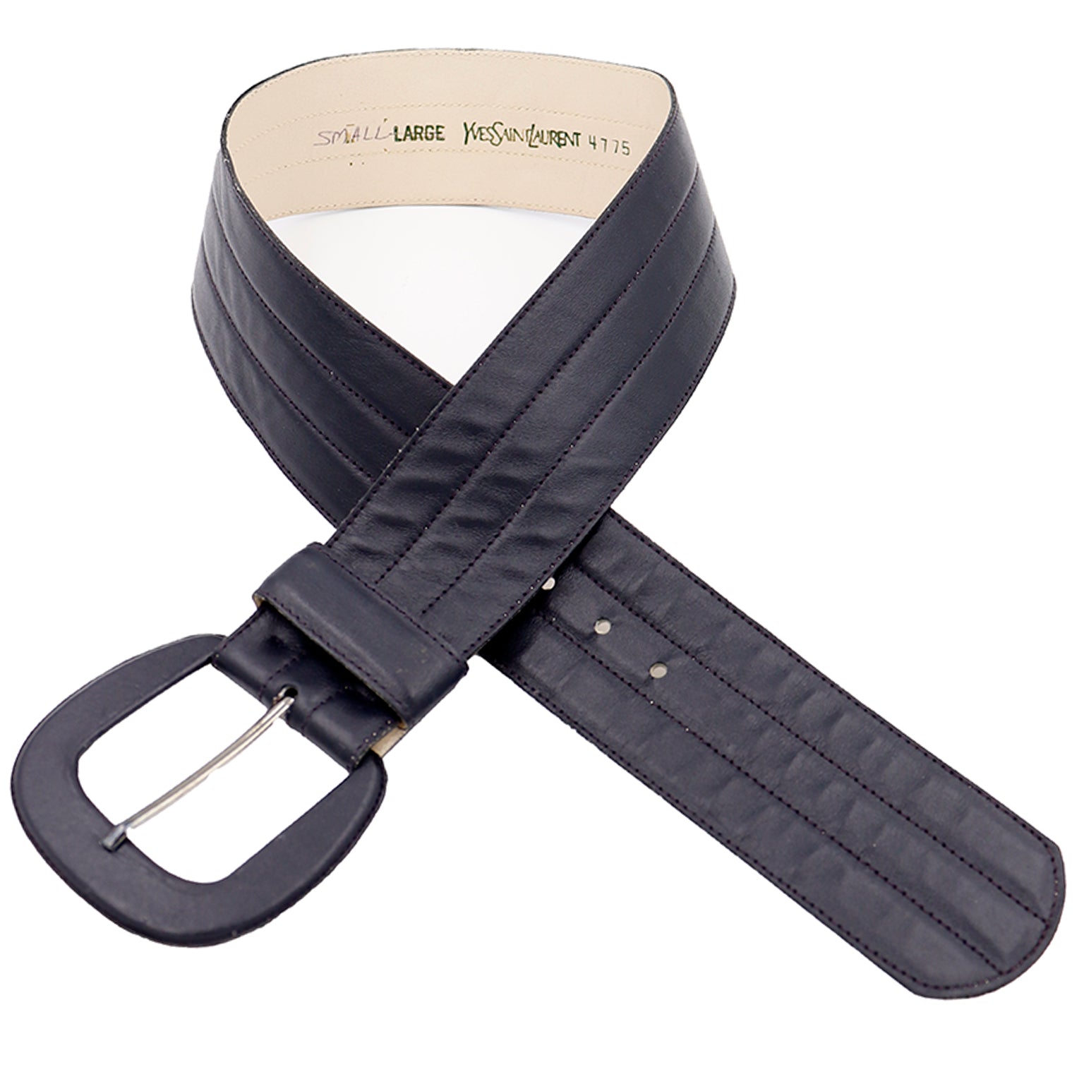 Saint Laurent YSL leather belt