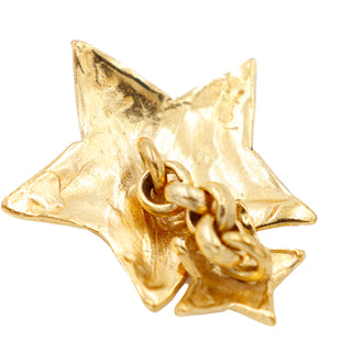 Vintage YSL Gold Star Cufflinks